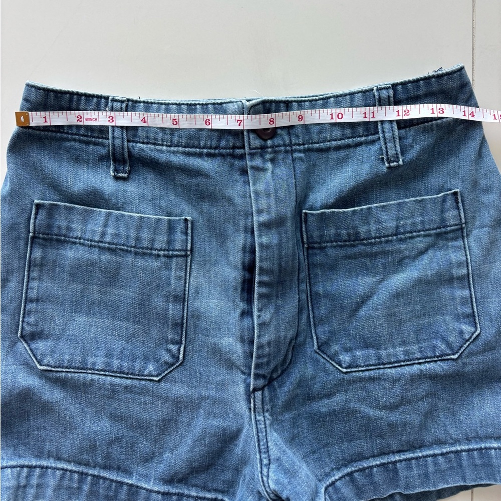 Doen Lane Denim Blue Women's Shorts size 26 - Picture 5 of 6